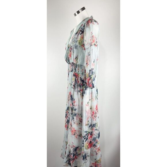 Sundance Size Large Giverny Gardens Dress Boho Cottage Romantic Floral Flowy - Picture 6 of 10